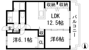 リレントコートの物件間取画像